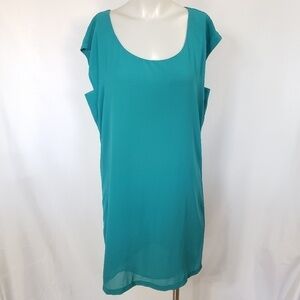 LOVE 21 ChiffonTunic Shirt dress Size L